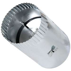 Galvanized Butterfly Damper 4 in.