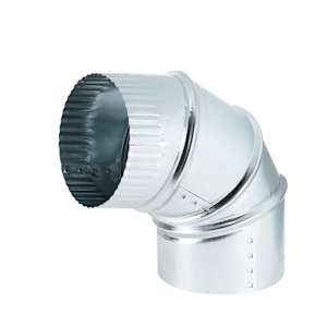 Galvanized Adjustable Elbow 5 in.