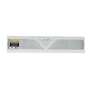 Diffuseur-plinthe à air chaud 24 po