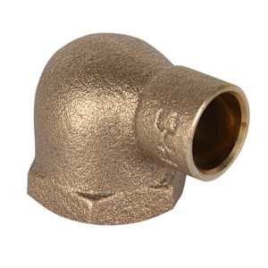 Coude 90° en laiton 1/2 po x 3/4 po