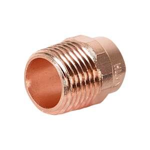 Adaptateur cuivre 1/2 po soudé x 1/2 po MPT