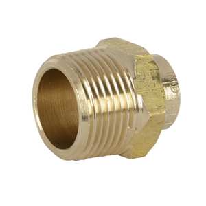 Adaptateur en laiton 1/2 po x 3/4 po (F x M)