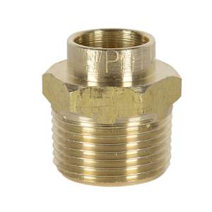 Adaptateur en laiton 1/2 po x 3/4 po (F x M)