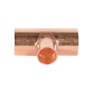 Copper Tee , 3/4 in. X 3/4 in. x1/2 in.