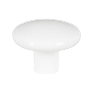 Villeray Plastic Cabinet Knob White 34 mm