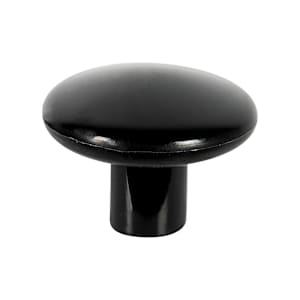 Villeray Plastic Cabinet Knob Black 34 mm