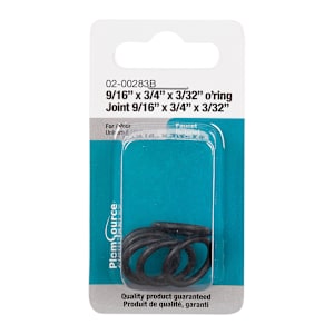 Joints toriques 9/16 po x 3/4 po Pqt/6