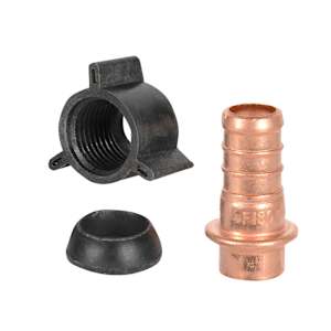 Raccord PEX pivotant 1/2 po x 1/2 po F fileté