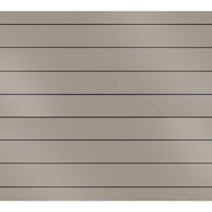 5-1/4 in. Bellara Steel Siding Traditional Finish Stone Grey