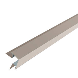 Bellara Steel Siding Outside Corner 10 ft. Stone Grey