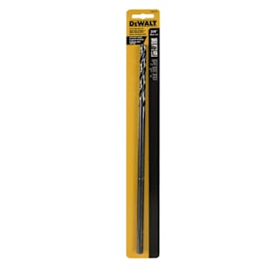 DEWALT Black Oxide Drill Bit - , 3/8 in. x 12 in.