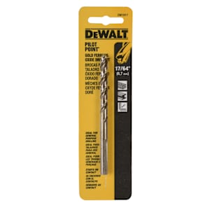 Mèche à fer Pilot Point 17/64 po DEWALT