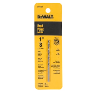 DEWALT Brad Point Drill Bit - 1/4 in.