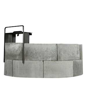 Fire Screen for Concrete Block Fireplace
