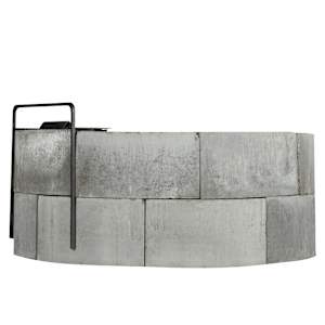Fire Screen for Concrete Block Fireplace