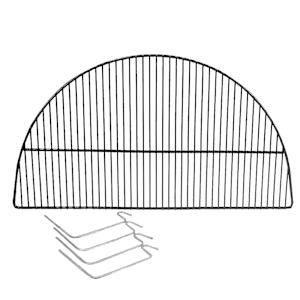 Grille de cuisson pour foyer en blocs de béton