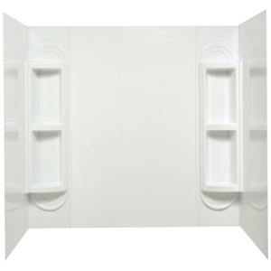 Contour de baignoire Murano blanc 58 po