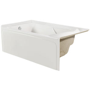 Baignoire alcôve Miranda drain à gauche 60 po x 32 po