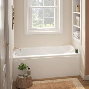 Baignoire alcôve Miranda drain à gauche 60 po x 32 po