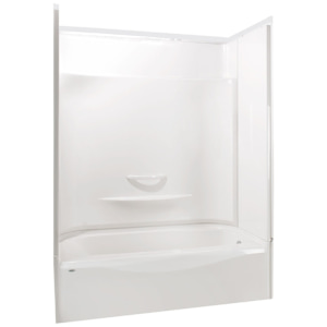 Baignoire-douche sectionnelle Essence drain à droite 60 po x 30 po MAAX