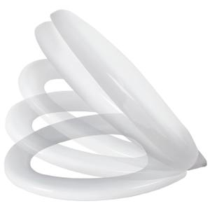 TASSILI Elongated Slow Close Plastic Toilet Seat