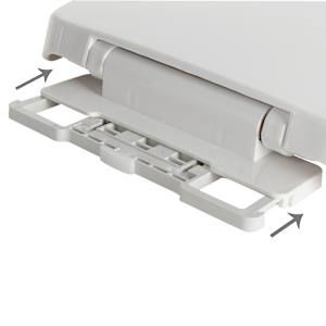 TASSILI Elongated Slow Close Plastic Toilet Seat