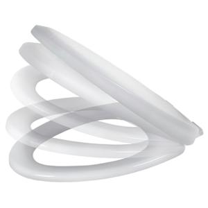 TASSILI Elongated Slow Close Plastic Toilet Seat