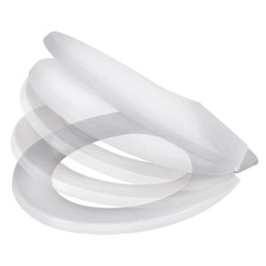 TASSILI Round Slow Close Plastic Toilet Seat