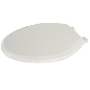 Siège de toilette allongé en plastique à fermeture lente