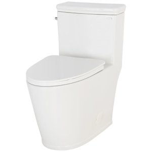 Toilette monobloc à simple chasse blanche Quebec 4,8 L TASSILI SUPRA