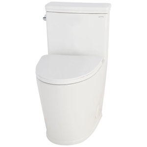 Toilette monobloc à simple chasse blanche Quebec 4,8 L TASSILI SUPRA