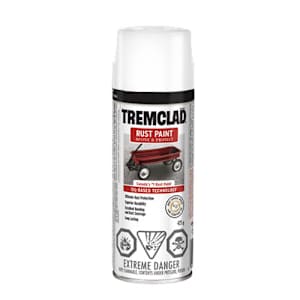 Tremclad Anti-Rust Flat White Paint - 340 g