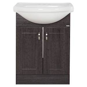 Meuble-lavabo Elsa gris 23 13/16 po TASSILI