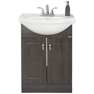 Meuble-lavabo Elsa gris 23 13/16 po TASSILI