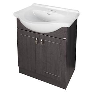 Meuble-lavabo Elsa gris 23 13/16 po TASSILI