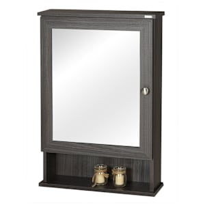 Pharmacie Elsa grise avec miroir 19 11/16 po x 29 1/2 po TASSILI