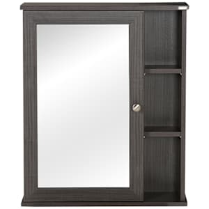 Pharmacie Elsa grise avec miroir 23 5/8 po x 29 1/2 po TASSILI