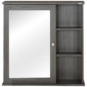 Pharmacie Elsa grise avec miroir 29 1/2 po x 29 1/2 po TASSILI