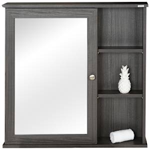 Pharmacie Elsa grise avec miroir 29 1/2 po x 29 1/2 po TASSILI