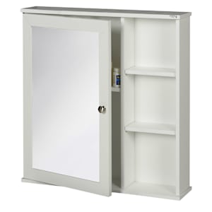 TASSILI Elsa Medicine Cabinet White with Mirror 29 1/2 in. x 29 1/2 in.
