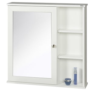 TASSILI Elsa Medicine Cabinet White with Mirror 29 1/2 in. x 29 1/2 in.