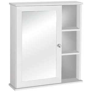 TASSILI Elsa Medicine Cabinet White with Mirror 29 1/2 in. x 29 1/2 in.