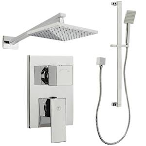 TASSILI SUPRA Brigitta 1-Handle Shower Faucet with Hand Shower Chrome