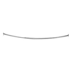 Extendable Curved Shower Curtain Rod Chrome 55 in. to 63 in.