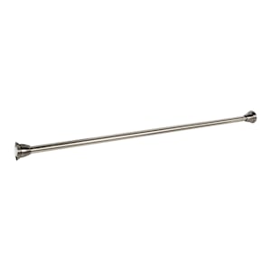 Extendable Shower Curtain Rod Pewter 42 in. to 72 in.