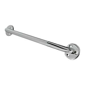 Barre d'appui de salle de bains chrome 18 po
