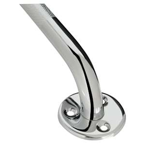 Barre d'appui de salle de bains chrome 18 po