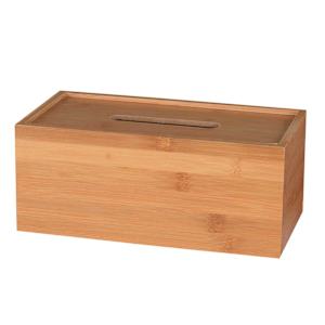 Boîte en bambou pour papiers-mouchoirs