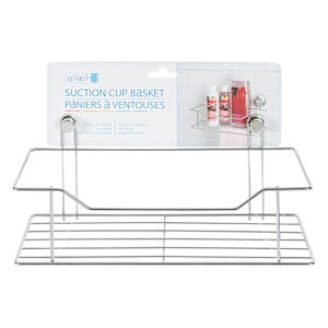 Suction Cup Shower Shelf Chrome