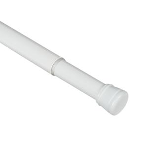 TASSILI Extendable Shower Curtain Rod White 39 3/4 in. to 72 in.